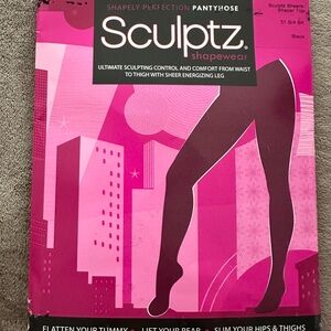 Black Shapewear Pantyhose